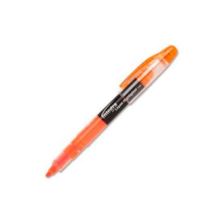 Integra Integra Liquid Highlighter, Chisel Tip, Fluorescent Orange Ink, Dozen 33313